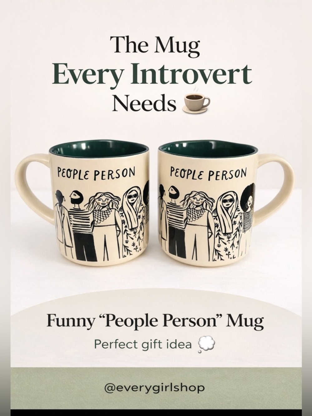 Set of 2 Opalhouse “People Person” Stoneware Coffee Mugs Target